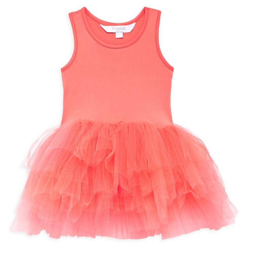 I Love Plum Baby Girl's & Little Girl's Tutu 8 Cera Orange Size 8